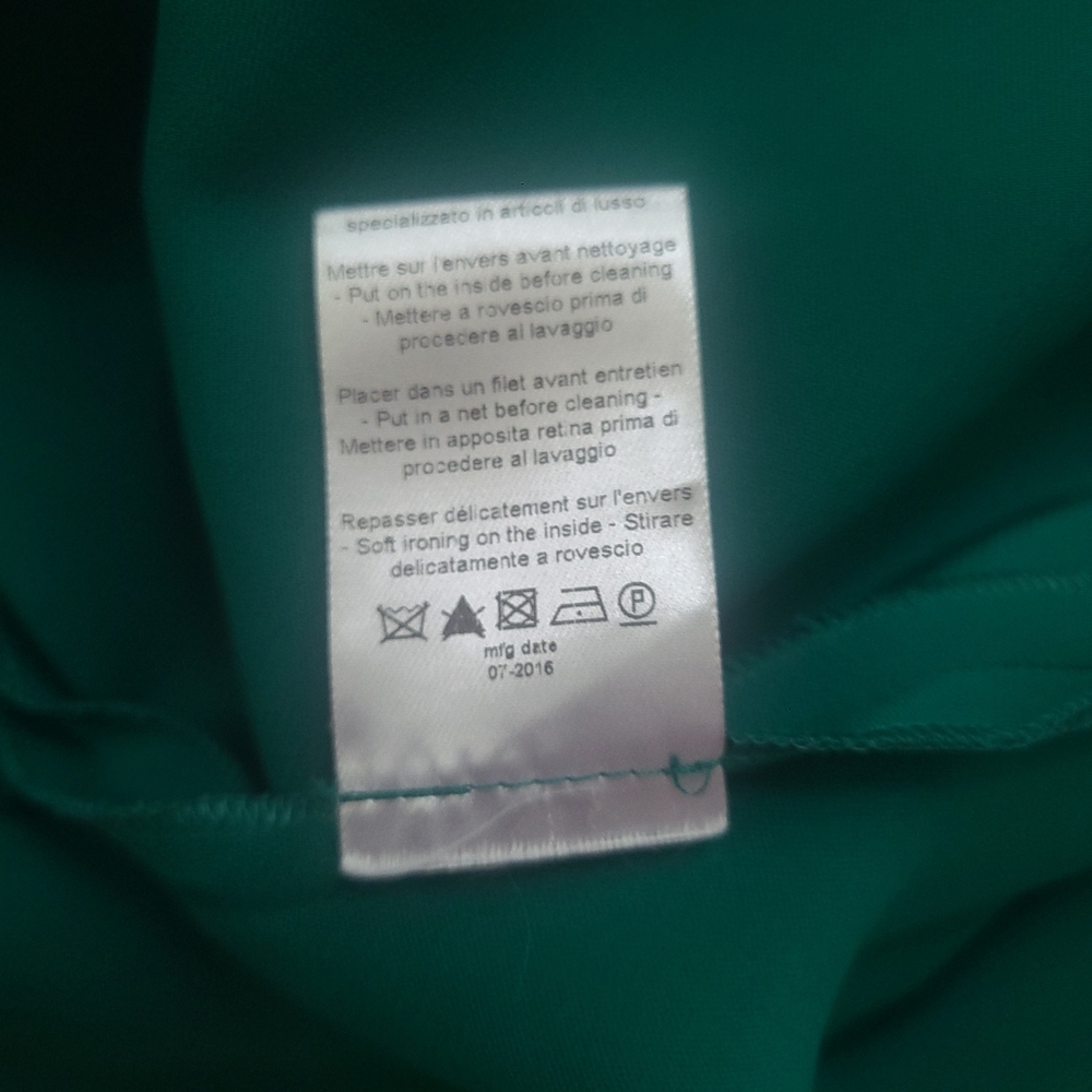 LANVIN Alber Elbaz Flattering Starburst Pleat Assym 3/4 Sleeve Gown 40/US 8 - Picture 13 of 15